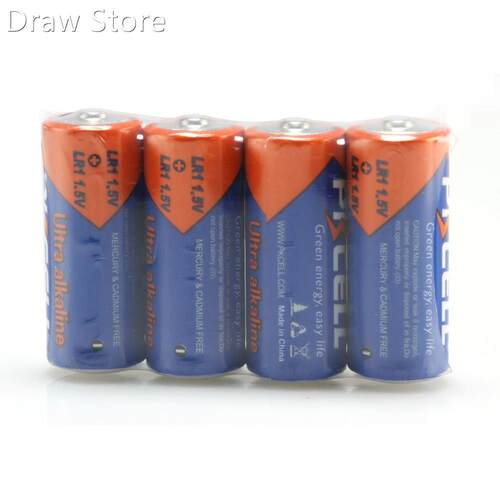 4Pcs/Pack 1.5V N Size LR1 M-5 910A E90 MN9100 AM5 Alkaline S