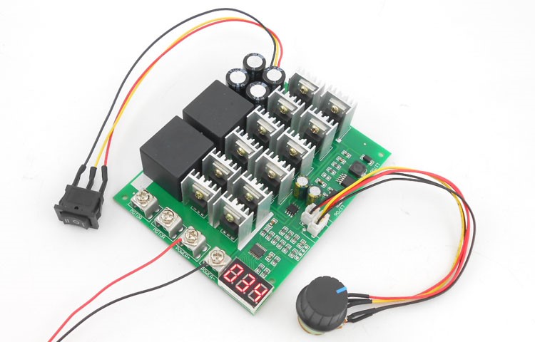 PWM DC 12v / 24v / 36v / 48v 60A 3000W motor speed controlle