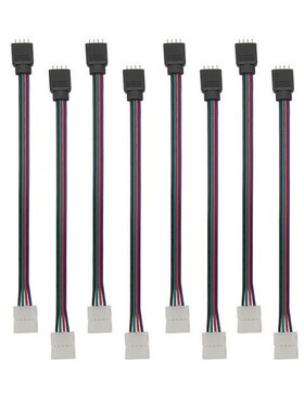 15CM 4Pin 5050 3528 LED RGB Strip Extension Cable Connector