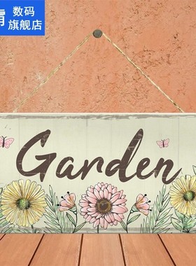 Decor Garden Wooden Signs Decorative Plaques Wooden Pendant