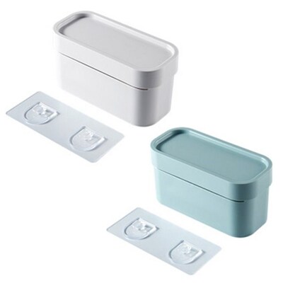 Garbage Bag Storage Box Wall Mount Trash Bags Dispenser Orga