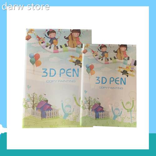 2r2paTtten1s 40patterns 3D Pen emoplate Pattern Bok Album Wi