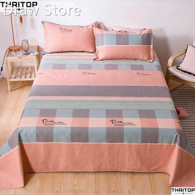 student cotton sheet bedsheet bed linen spread single1.5/1.8