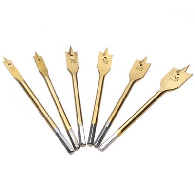 ZENHOSIT Durable HSS Titanium Coated Flat Drill High Speed S