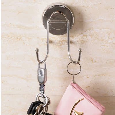 Stainless Steel Suction Cup Hooks Removable Vacuum Wall Hook