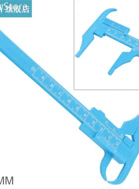0-100mm Double Scale Blue PP Plastic Vernier Caliper Support