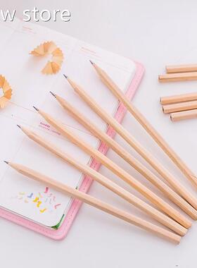 10PCs/lot W1ooden Lead Pencilsd Noatural Wo Penil HcB Blank