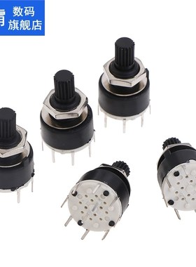1pc SR16MM Rotary Switch 2 Pole 3 4 position 1 Pole 5 6 8 Po