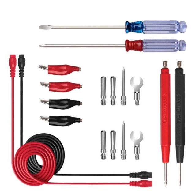 18 in 1 Multimeter Test Lead Kit with Alligator Clip Extensi