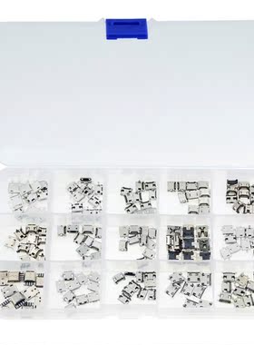 150PCS/BOX 15 Models Each 10PCS Micro Female USB Connector U