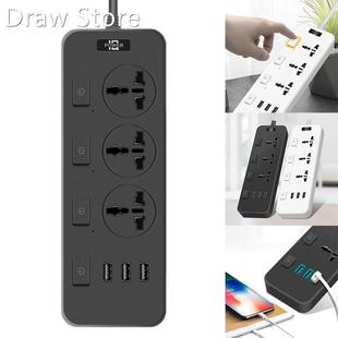 Power Strip with USB with 3 Outlets 3 USB Charger, Multifunc