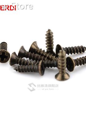 500PCS NAIERDI Screws M2*6mm 8mm 10mm Bronze Flat Round Head