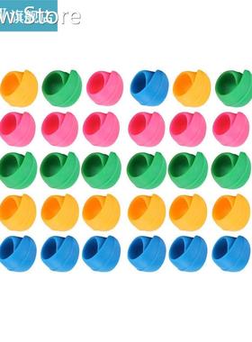 Sewing Tools 40Pcs Spool Huggers Clip Silicone Colorful Bobb