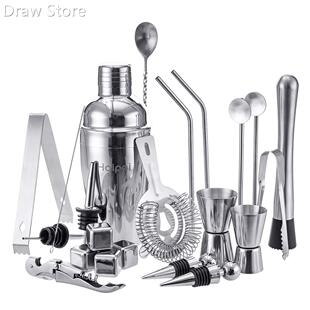 HAIPEI 22pcs Mojito Cocktail Bar Shaker Mixer Maker Muddler