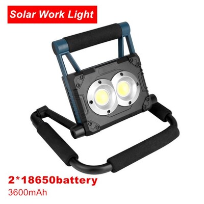 Foldable 30W Spotlights Solar Work Lights Outdoor Camping Li
