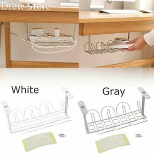 Under Desk Storage Rack Cable Management Tray Power Line St