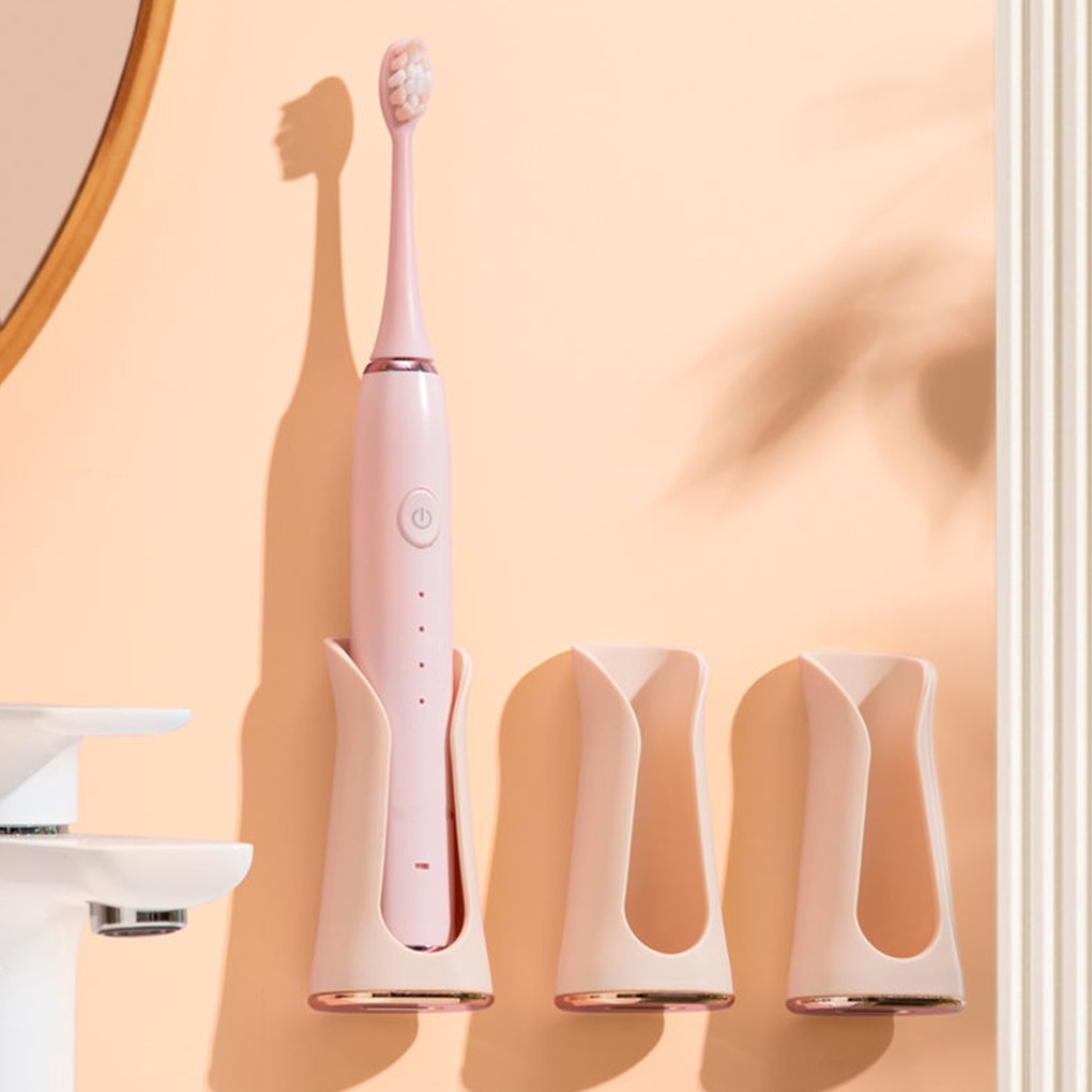 Electric Toothbrush Holder Wall Mounted Toothbrush Rack Sili