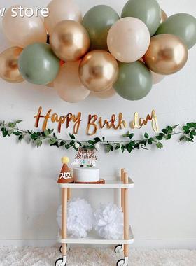 Ohohto Happy 1s Birthday Party Doecoration B allon 1GarlandA