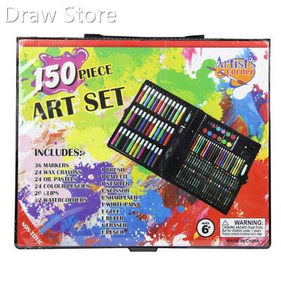 150pcs/set crayon water-color Drawing Painting Set Water Col