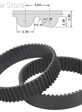 1Pcs HTD 5M-180 To 5M-245 Synchronous Belt Closed Loop Timin