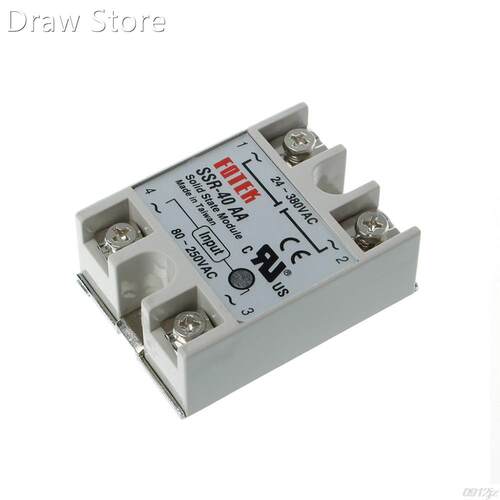 Solid State Relay Module SSR-40AA 40A 250V 3-32V DC Input 24