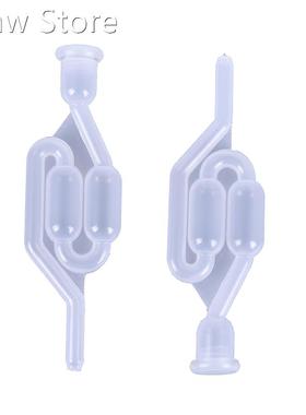 2pcs S-Shape Wine AirLock Beer Brewing Fermentation Check Va