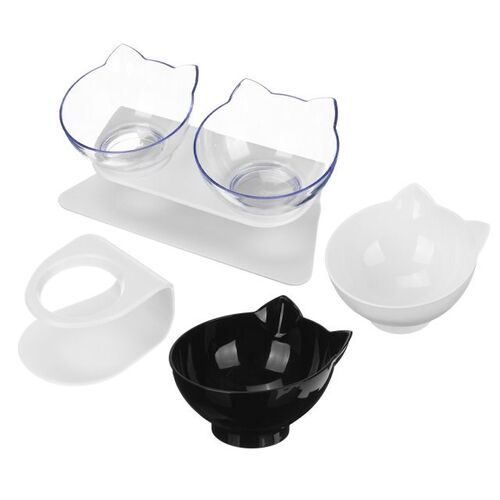Cat bowls Feeders Raised stand Pet supplies Dog feeder Non-s