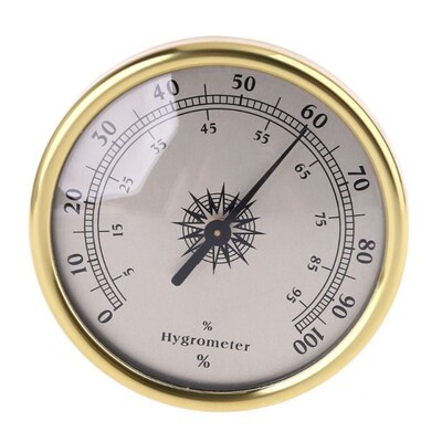 7.2cm Gold Ring Surface Hygrometer Instrumentation Thermomet