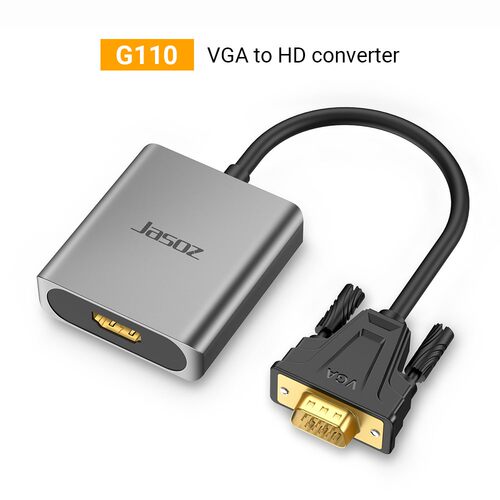 Jasoz G110 HD 1080P VGA Male To HDMI-Compatible Female Conve