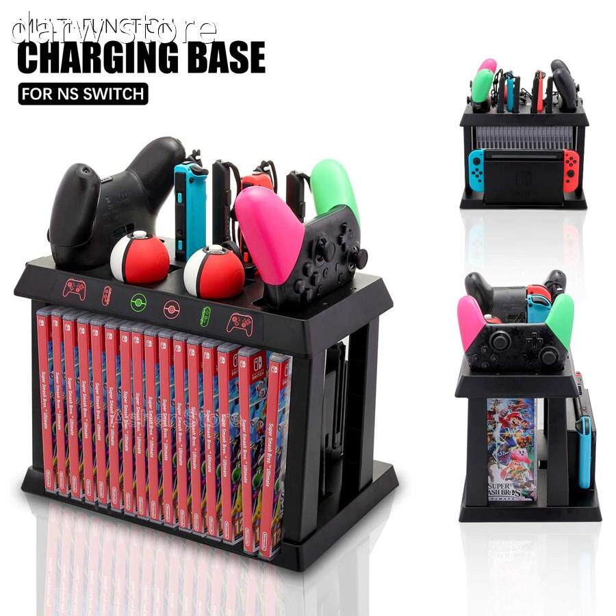 ninted sw1itch chargingn dock hargter sorage stand lced indi