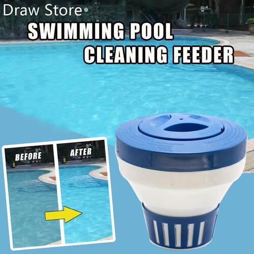 18x18cm Swimming Pool Floating Chemical Chlorine Dispenser W