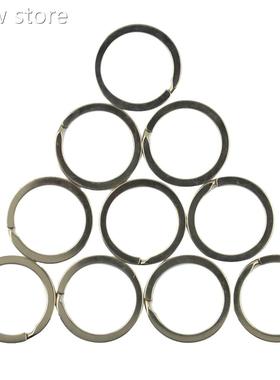 110x Keyrig Flat gSplit Keyn Rins 32mm Nickel Pelated Stel H