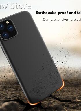 Black Matte Silicone Case For iPhone 12 Pro Max Soft TPU Ba