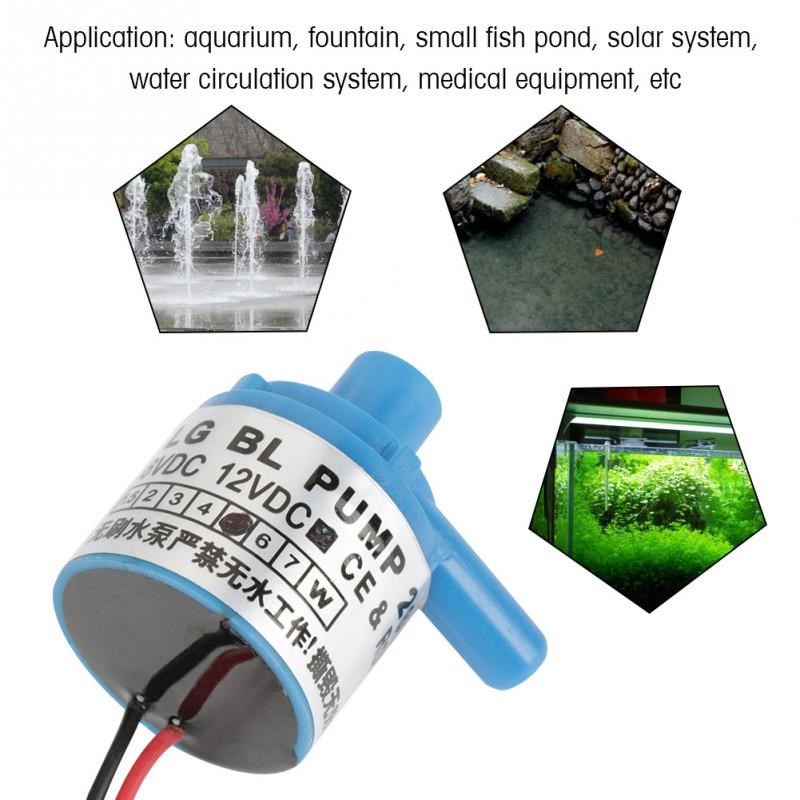 DC12V 5W Brushless Submersible Water Pump Single Suction Wea