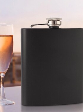 Compact Stainless 7oz Whiskey Liquor Pocket Flask Household