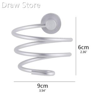 Hair Dryer Holder Wall Mount Blower Spiral Stand Organizer S