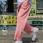 训练跑步潮流 宽松篮球运动休闲透气直筒长裤 WABRAVE美式 九分裤