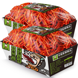 滇二娃农科院青稞香辣辣丝网红辣条面筋片儿时麻辣小吃零食大礼包