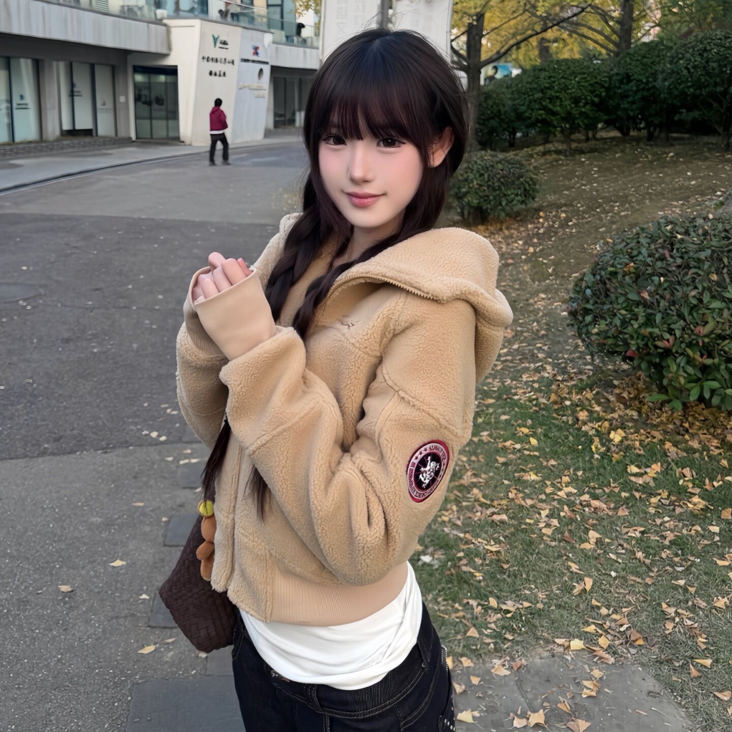 美式复古羊羔绒短款外套女2026秋冬新款慵懒感加厚小个子毛绒上衣