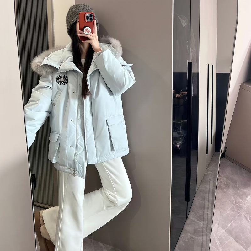 超好看韩系宽松棉服高级感派克服