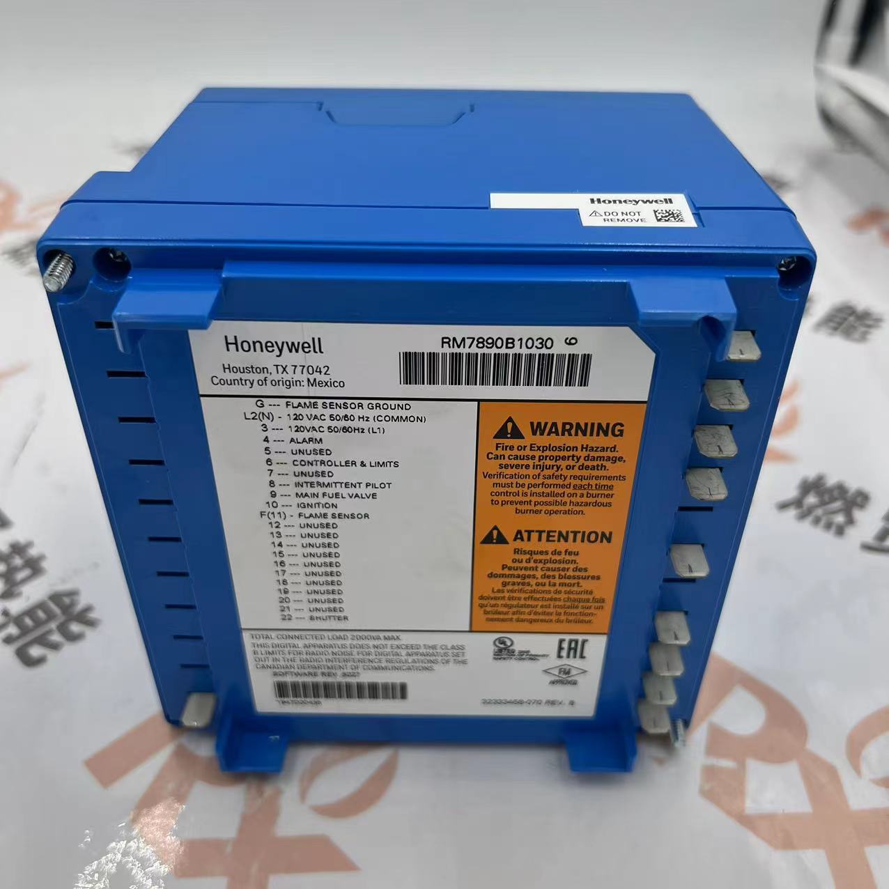 美国霍尼韦尔 Honeywell 燃烧程序控制器RM7890B1030原装现货