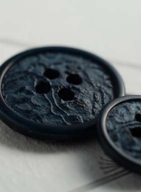 SAMA DECO系列 老上海复古经典镭射花纹西装质感果实纽扣C1