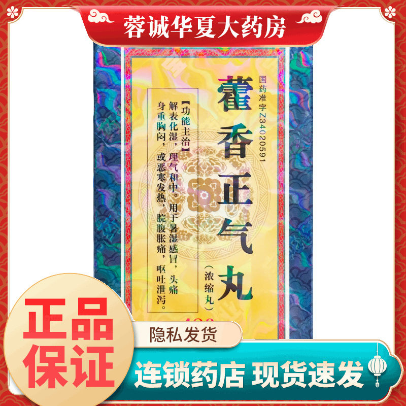 【上龙】藿香正气丸(浓缩丸)0.375g*480丸/盒