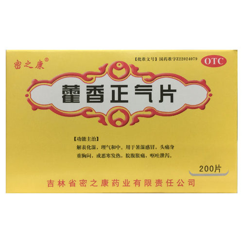解表化湿理气和中暑湿感冒头痛呕吐