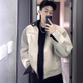 ZETITI哈灵顿夹克二代cleanfit重磅水洗帆布休闲立领boxy短宽外套