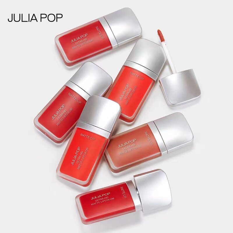 JULIAPOP哑光显白唇釉新品唇釉持久显色丝绒口红显白雾面哑光唇彩