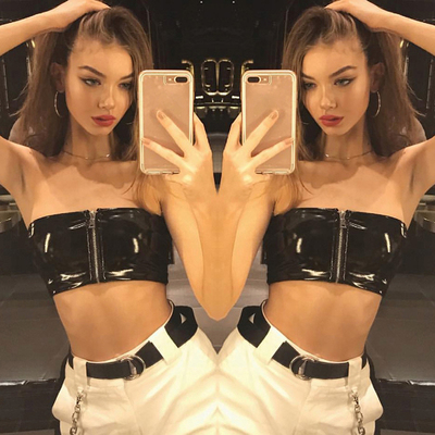 露脐抹胸上衣露脐抹胸上衣