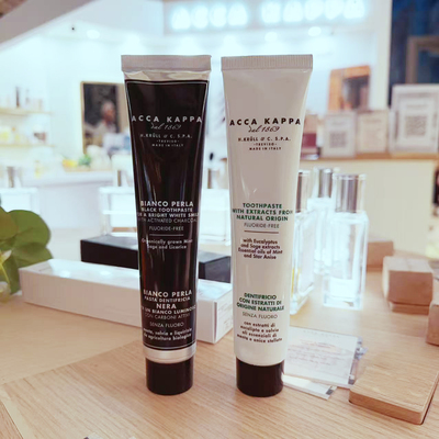 保税直发 ACCA KAPPA牙膏100ml 天然无氟修护洁齿护龈清新口气