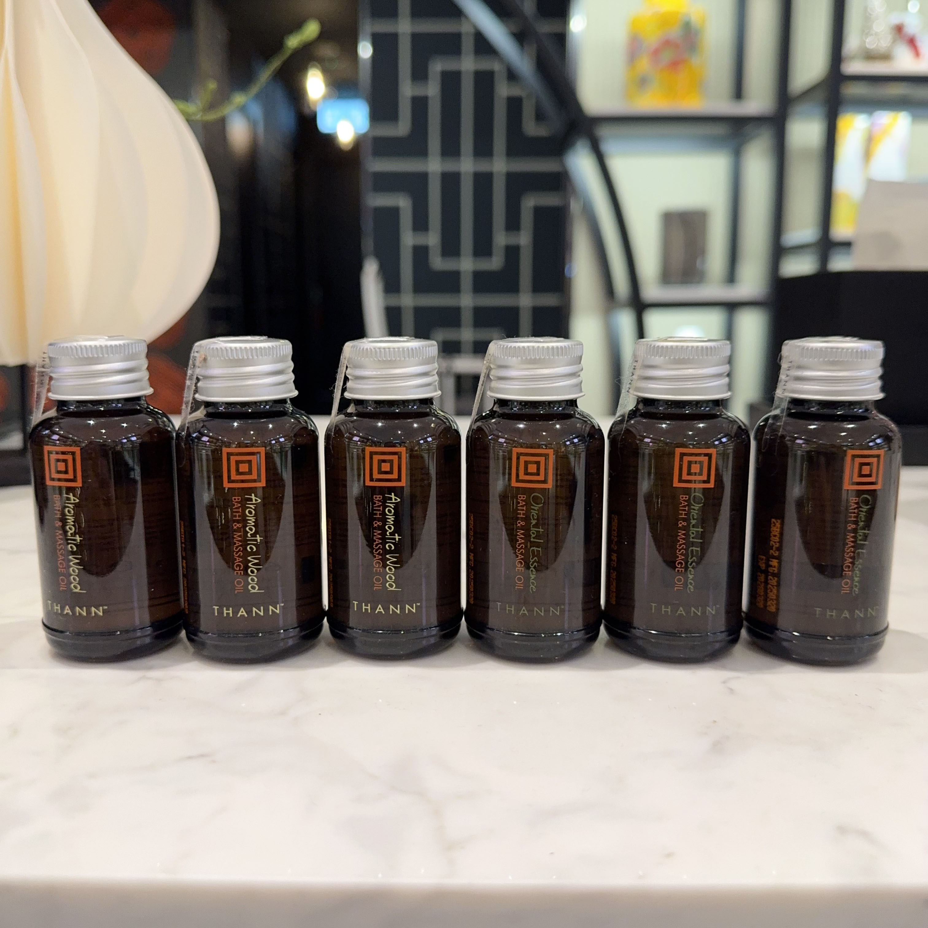 专柜新期 泰国THANN庭润身体精油中小样60ml 香木甜橙/东方柠檬草