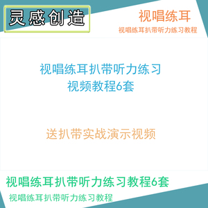 音准视唱练耳听力训练扒带练习